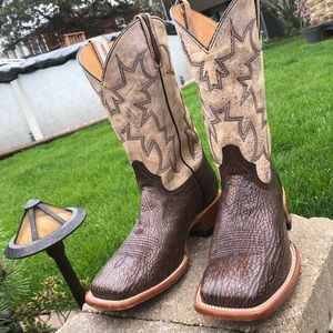 Cody James exotic shark skin cowboy boots